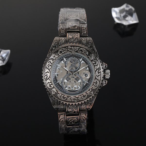 new men watches luxury famous fashion quartz watch man casual military waterproof sport wristwatch stainless 121, Slivery;brown
new men watches luxury famous fashion quartz watch man casual military waterproof sport wristwatch stainless 121, Slivery;brown