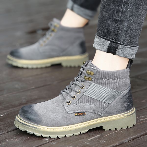 autumn men boots cowboy boots mens high sneakers fashion shoes 2019 men comfortable work designer combat boot, Black
autumn men boots cowboy boots mens high sneakers fashion shoes 2019 men comfortable work designer combat boot, Black