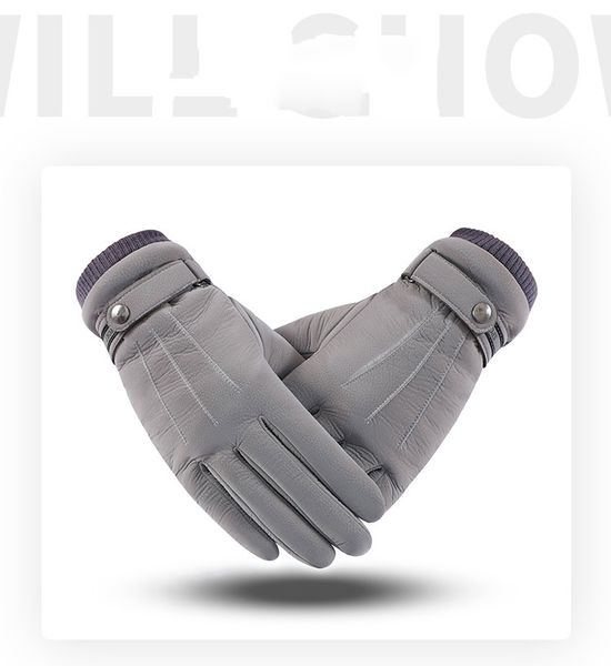 men winter new breathable pu leather gloves classic three-way ribs plus velvet thick touch screen windproof warm riding gloves, Blue;gray
men winter new breathable pu leather gloves classic three-way ribs plus velvet thick touch screen windproof warm riding gloves, Blue;gray