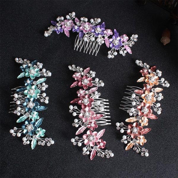 flower shape hair comb pearl hairpins wedding tiaras rhinestone hair clips elegant headdress alloy headwear for women bride, Golden;white
flower shape hair comb pearl hairpins wedding tiaras rhinestone hair clips elegant headdress alloy headwear for women bride, Golden;white