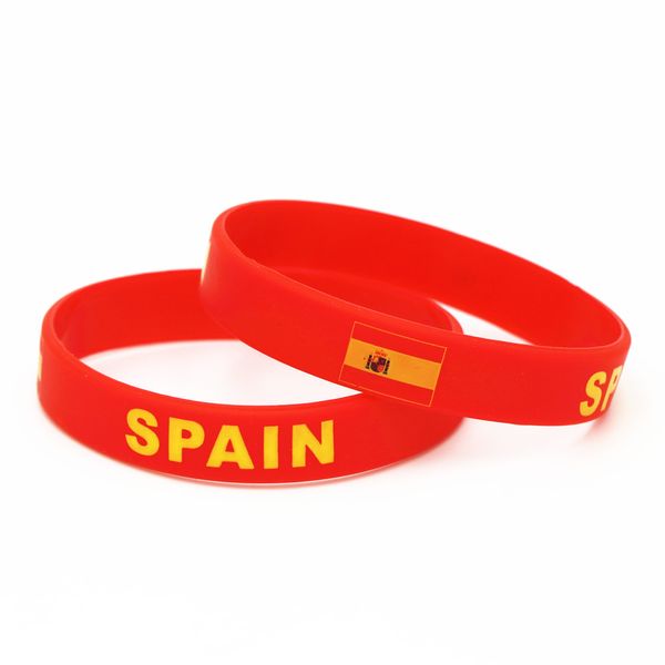 other bracelets 1pc fashion spain football sports silicone wristband red flag rubber &bangles gifts sh217, Golden;silver
other bracelets 1pc fashion spain football sports silicone wristband red flag rubber &bangles gifts sh217, Golden;silver