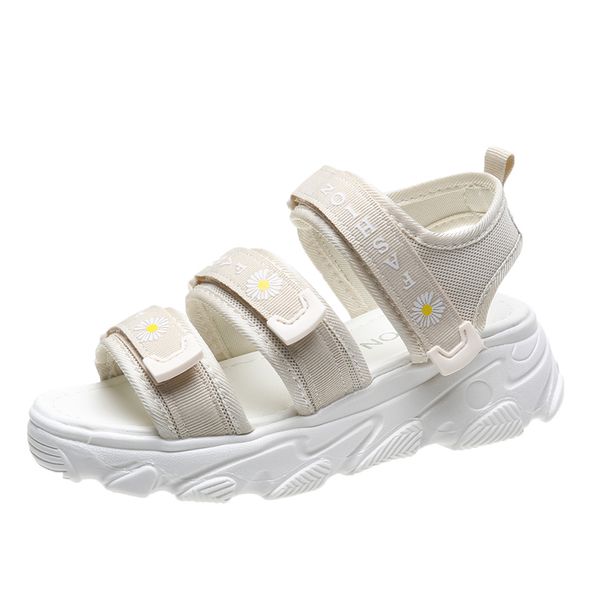black platform sandals 2020 summer med comfort shoes for women with heel suit female beige muffins shoe women's heels