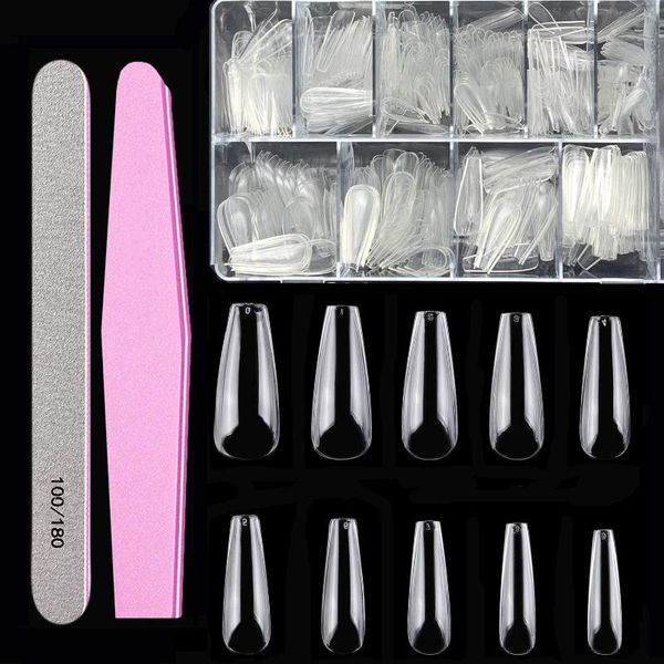 500pcs nail tips clear fake nails with nail files coffin nails acrylic false clear acrylic diy art
500pcs nail tips clear fake nails with nail files coffin nails acrylic false clear acrylic diy art