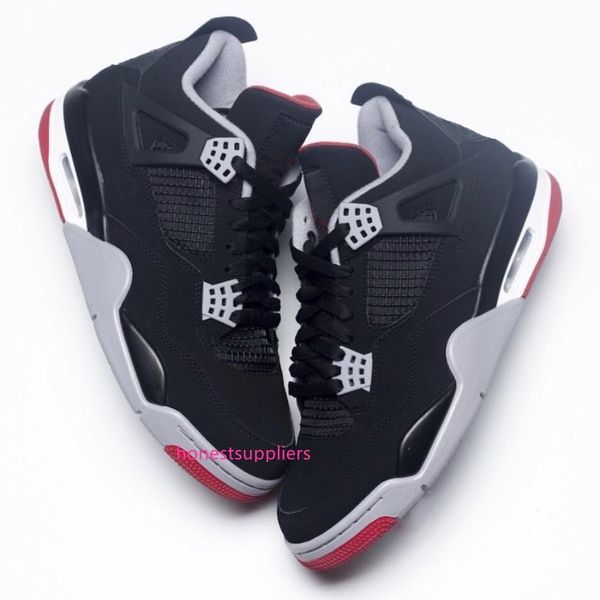 4 bred black red new 2019 released factory version 4s basketball shoes mens trainers suede sneakers
4 bred black red new 2019 released factory version 4s basketball shoes mens trainers suede sneakers
