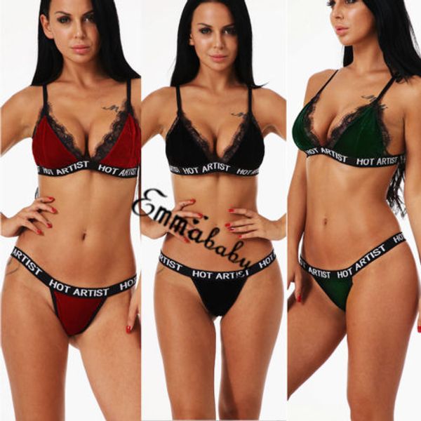 women lace sexy-lingerie nightwear 2018 new letter underwear g-string babydoll sleepwear push up bra & brief sets, Red;black
women lace sexy-lingerie nightwear 2018 new letter underwear g-string babydoll sleepwear push up bra & brief sets, Red;black