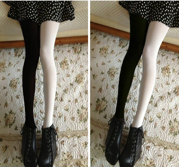 2019 women patchwork footed tights stretchy pantyhose stockings elastic kll two color solid stocking, Black;white
2019 women patchwork footed tights stretchy pantyhose stockings elastic kll two color solid stocking, Black;white