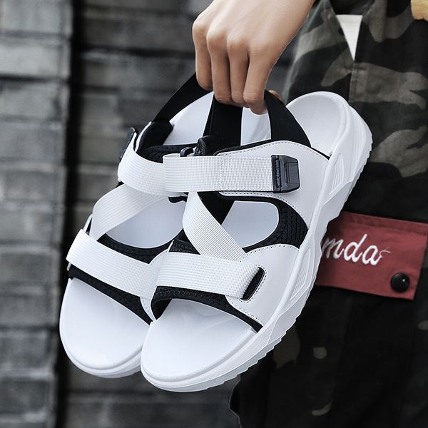 merkmak 2020 summer new men's casual beach shoes sandal fashion comfortable portable rubber casual breathable sandals, Black
merkmak 2020 summer new men's casual beach shoes sandal fashion comfortable portable rubber casual breathable sandals, Black