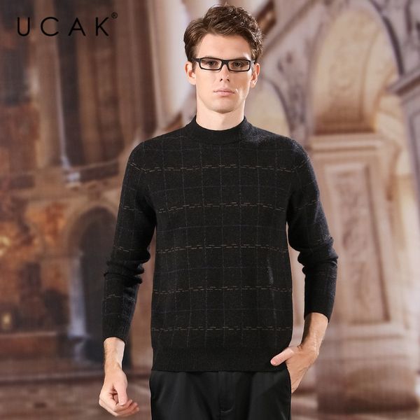 ucak brand thick sweaters men 2020 pure merino wool casual new arrival o-neck fashion style brand pull homme sweater u3167, White;black
ucak brand thick sweaters men 2020 pure merino wool casual new arrival o-neck fashion style brand pull homme sweater u3167, White;black