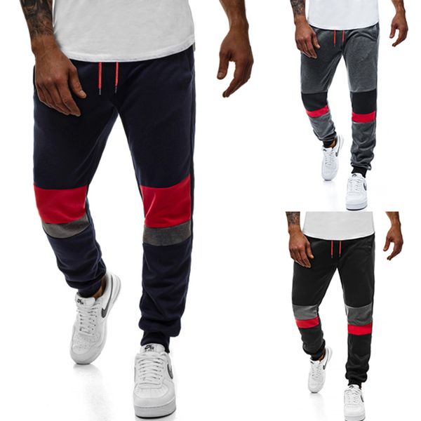 pants men 2020 new fashion trend european size stitching slim men's casual pants sweatpants, Black
pants men 2020 new fashion trend european size stitching slim men's casual pants sweatpants, Black