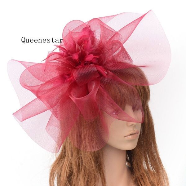 big wine red flower headdress bride hair accessories for women fascinator hair clips church derby party ascot races headwear new
big wine red flower headdress bride hair accessories for women fascinator hair clips church derby party ascot races headwear new
