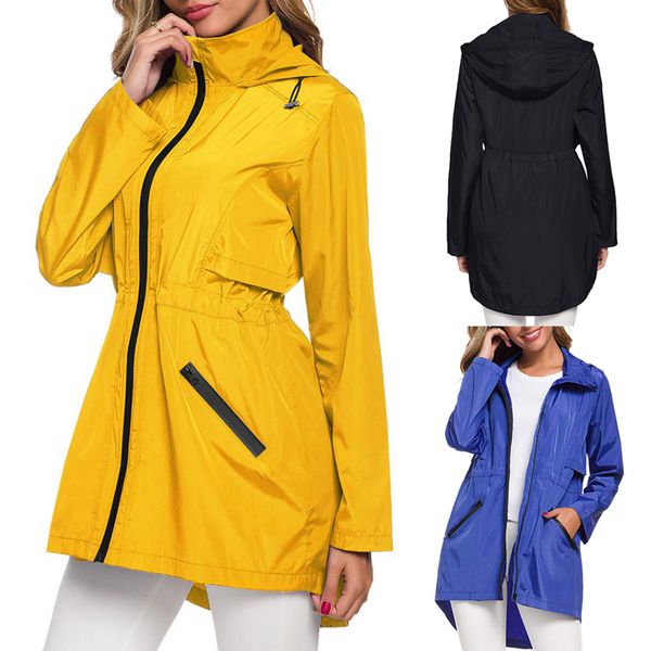2019 women's raincoat forest jacket coat waterproof transition jacket outdoor hiking clothes lightweight raincoat, Blue;black
2019 women's raincoat forest jacket coat waterproof transition jacket outdoor hiking clothes lightweight raincoat, Blue;black