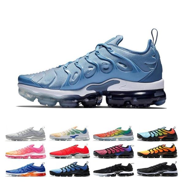 2019 Bumblebee TN Plus Men Running Shoes Triple Black White Sunset Photo Blue Women Shoes Designer Shoes Sport Sneakers Trainers 36-45
2019 Bumblebee TN Plus Men Running Shoes Triple Black White Sunset Photo Blue Women Shoes Designer Shoes Sport Sneakers Trainers 36-45