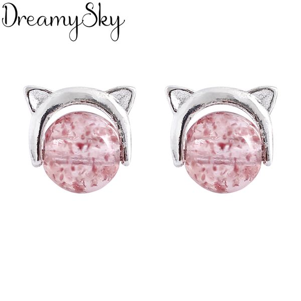 dreamysky brand ear jewelry 925 sterling silver statement cat earrings for women natural stone earrings femme gifts brincos, Golden;silver
dreamysky brand ear jewelry 925 sterling silver statement cat earrings for women natural stone earrings femme gifts brincos, Golden;silver