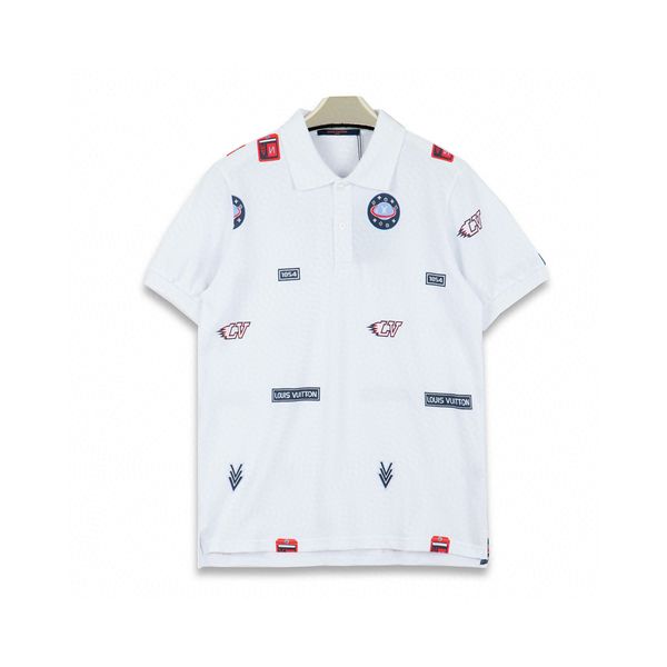 angkoren 2020 new leisure short sleeve t-shirt youth creative embroider  y printed cotton half sleeve trend337, White;black 
angkoren 2020 new leisure short sleeve t-shirt youth creative embroider  y printed cotton half sleeve trend337, White;black