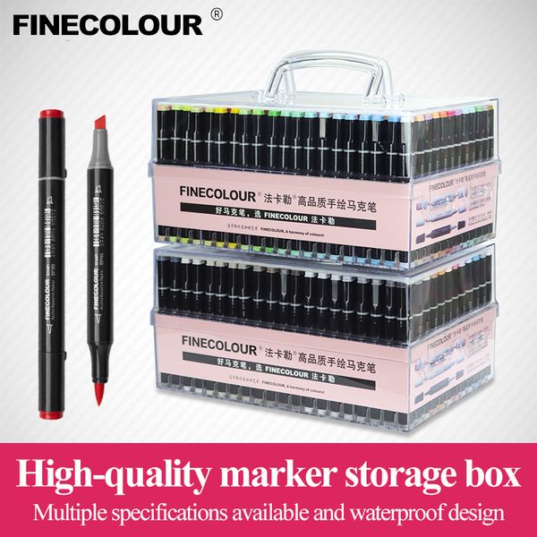 finecolour art markers/plastic portable hard box ef100/101/102/103 160/240/480 colors alcohol based ink marker double-head brush
finecolour art markers/plastic portable hard box ef100/101/102/103 160/240/480 colors alcohol based ink marker double-head brush