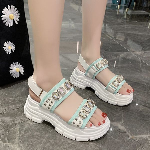 rhinestones platform wedge sandals women shiny crystal open toe thick sole sandals women shoes summer outdoor party shoes 2020, Black
rhinestones platform wedge sandals women shiny crystal open toe thick sole sandals women shoes summer outdoor party shoes 2020, Black
