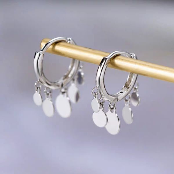 925 sterling silver tassel round charm stud earring for women girl wedding gifts jewelry pendientes plata de ley 925 mujer eh066, Golden;silver
925 sterling silver tassel round charm stud earring for women girl wedding gifts jewelry pendientes plata de ley 925 mujer eh066, Golden;silver