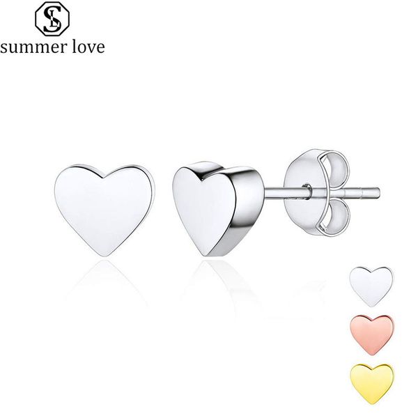 simple stainless steel stud earrings female small contracted heart earrings cute romantic jewelry for women girls gift-z, Golden;silver
simple stainless steel stud earrings female small contracted heart earrings cute romantic jewelry for women girls gift-z, Golden;silver