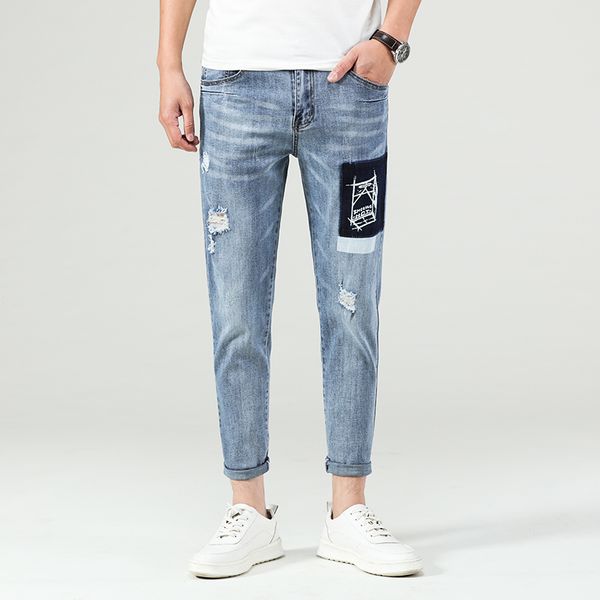 men's jeans large size men casual straight slim fit blue stretch denim pants trousers classic big 26-46 hole ankle
men's jeans large size men casual straight slim fit blue stretch denim pants trousers classic big 26-46 hole ankle