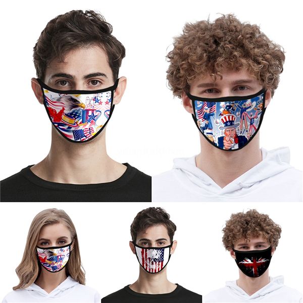 оптовые маски хлопка способа лица с клапаном 3 layers моющийся многоразовый ткань конструктора лицевые маски против пыли пыльца велоспорт лю