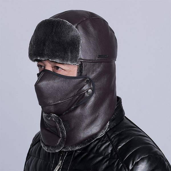 wholesale-winter hats for men layer cowhide thicker warm cap old people ear protection pu cycling cold caps male head
wholesale-winter hats for men layer cowhide thicker warm cap old people ear protection pu cycling cold caps male head