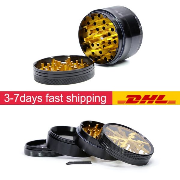 DHL Metal Tobacco Smoking Herb Grinders 63mm Aluminium Alloy With Clear Top Window Lighting Grinders Abrader 3 Styles 15 Colors FY2144
DHL Metal Tobacco Smoking Herb Grinders 63mm Aluminium Alloy With Clear Top Window Lighting Grinders Abrader 3 Styles 15 Colors FY2144