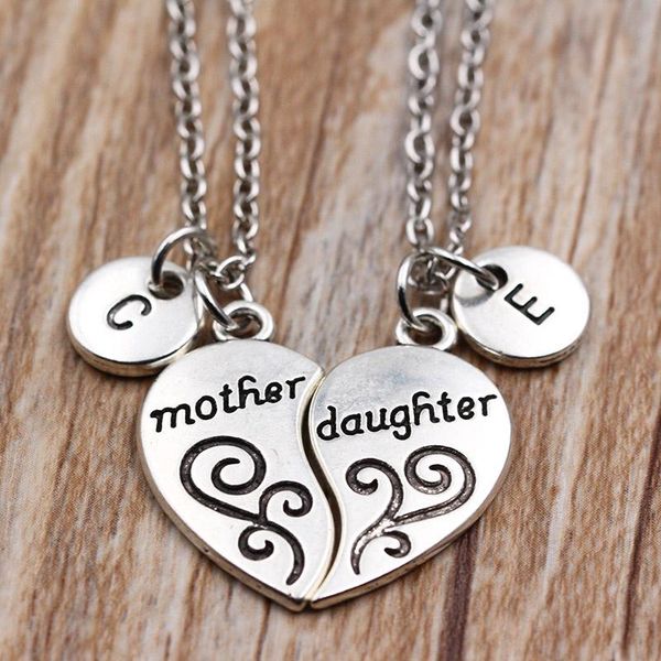 mother & daughter heart couple necklace/a to z letters necklaces/pendant necklace/mother & daughter gift mother & atbrx, Silver
mother & daughter heart couple necklace/a to z letters necklaces/pendant necklace/mother & daughter gift mother & atbrx, Silver
