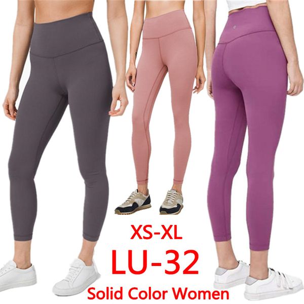lu-32 solid color women yoga pants high waist sports gym wear leggings elastic fitness lady overall full tights workout ing, White;red
lu-32 solid color women yoga pants high waist sports gym wear leggings elastic fitness lady overall full tights workout ing, White;red