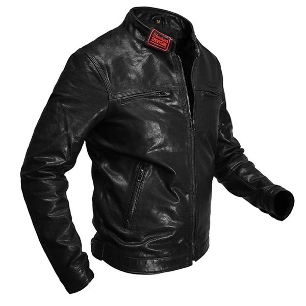 men's genuine leather jackets coats classic real natural sheepskin sheep skin slim fit black brown spring autumn fashion outwear
men's genuine leather jackets coats classic real natural sheepskin sheep skin slim fit black brown spring autumn fashion outwear