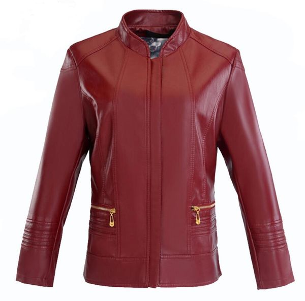 middle-aged leather new women's pu leather women's fashion short section motorcycle wholesale, Black
middle-aged leather new women's pu leather women's fashion short section motorcycle wholesale, Black