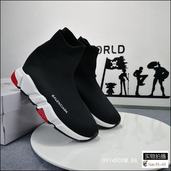 speed sock lace up speed trainer casual balenciaga shoes for mens womens shoes speed stretch-knit mid sneakers eur 36, Black;red
speed sock lace up speed trainer casual balenciaga shoes for mens womens shoes speed stretch-knit mid sneakers eur 36, Black;red