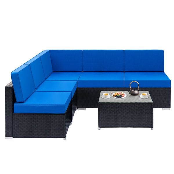 weaving rattan sofa set with 1pcs corner sofas & 4pcs single sofas & 1 pcs coffee table family indoor sofa combination lisure sofa set
weaving rattan sofa set with 1pcs corner sofas & 4pcs single sofas & 1 pcs coffee table family indoor sofa combination lisure sofa set