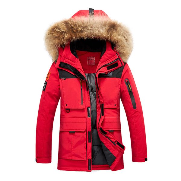 thick warm winter parka men fur hooded casual outdoor jacket men's quality clothing male mid long coat windbreaker overcoat, Black
thick warm winter parka men fur hooded casual outdoor jacket men's quality clothing male mid long coat windbreaker overcoat, Black