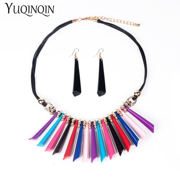 big long necklace with acrylic resin pendant metal rope chain necklace for women geometric fashion bohemian jewelry for girls, Silver
big long necklace with acrylic resin pendant metal rope chain necklace for women geometric fashion bohemian jewelry for girls, Silver