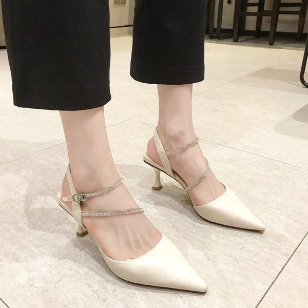 buckle 2020 sandals comfort shoes for women suit female beige high heels all-match women's comfort block heeled rhinestone, Black
buckle 2020 sandals comfort shoes for women suit female beige high heels all-match women's comfort block heeled rhinestone, Black