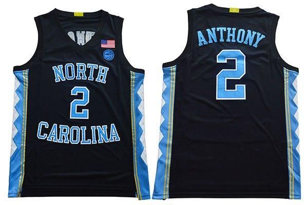 

cole anthony stitched men's north carolina tar heels armando bacot leaky black college basketball jersey blue white