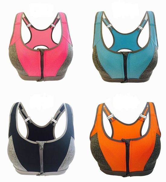 sports running bra fitness yoga workout bra front zipper wireless wirebra quick-dry nondetachable pad, Red;black
sports running bra fitness yoga workout bra front zipper wireless wirebra quick-dry nondetachable pad, Red;black