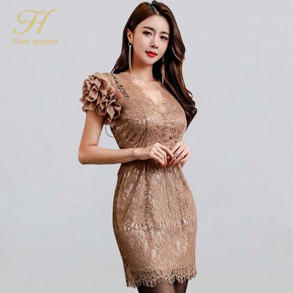 h han queen v-neck pencil dress women 2020 new backless sheath bodycon lace dresses slim korean office wear vestidos, Black;gray
h han queen v-neck pencil dress women 2020 new backless sheath bodycon lace dresses slim korean office wear vestidos, Black;gray