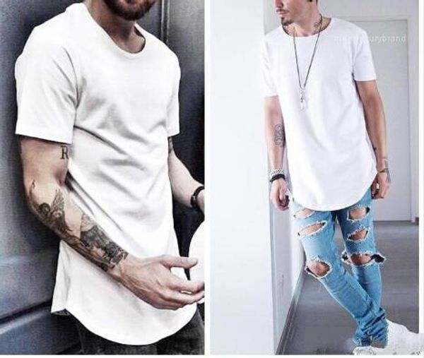 hip hop t-shirt urban kpop extended t shirt plain longline mens tee shirts male clothes mens curved hem, White;black
hip hop t-shirt urban kpop extended t shirt plain longline mens tee shirts male clothes mens curved hem, White;black