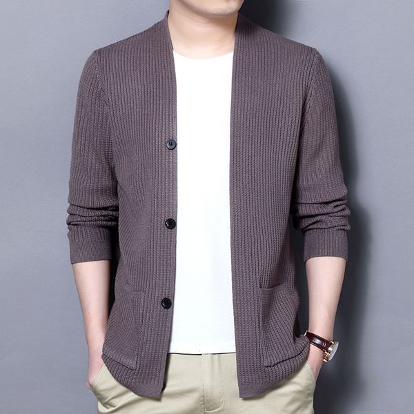 new arrival men winter sweater fashion 2020 v neck slim fit cardigan men long sleeve single breasted big pocket casual sweaters, White;black
new arrival men winter sweater fashion 2020 v neck slim fit cardigan men long sleeve single breasted big pocket casual sweaters, White;black
