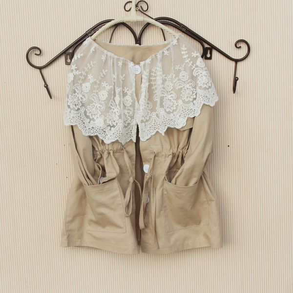 2020 spring girls trench coat kids girls clothes fashion lace patchwork cotton outerwear windbreaker children clothes 2 colors, Blue;gray
2020 spring girls trench coat kids girls clothes fashion lace patchwork cotton outerwear windbreaker children clothes 2 colors, Blue;gray