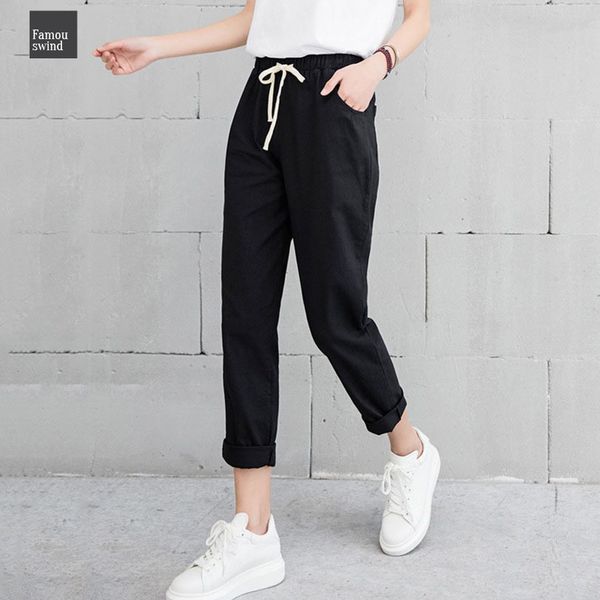 женщины новые повседневные брюки harajuku весна осень длинные большой размер твердая эластичный пояс хлопок лен голеностопного длина харен б, Black;white
женщины новые повседневные брюки harajuku весна осень длинные большой размер твердая эластичный пояс хлопок лен голеностопного длина харен б, Black;white