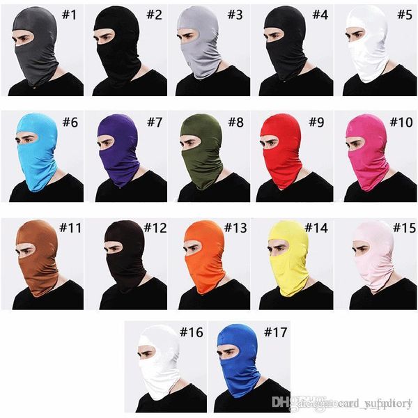 17 colors lycra balaclava face mask adjustable windproof ski mask headwear neck warmer for skiing cycling and outdoor sports
17 colors lycra balaclava face mask adjustable windproof ski mask headwear neck warmer for skiing cycling and outdoor sports