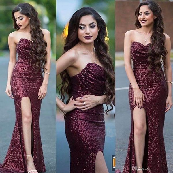 elegant sweetheart sequins mermaid bridesmaid dresses front split evening dresses sweetheart long prom dresses custom size, Blue;red
elegant sweetheart sequins mermaid bridesmaid dresses front split evening dresses sweetheart long prom dresses custom size, Blue;red