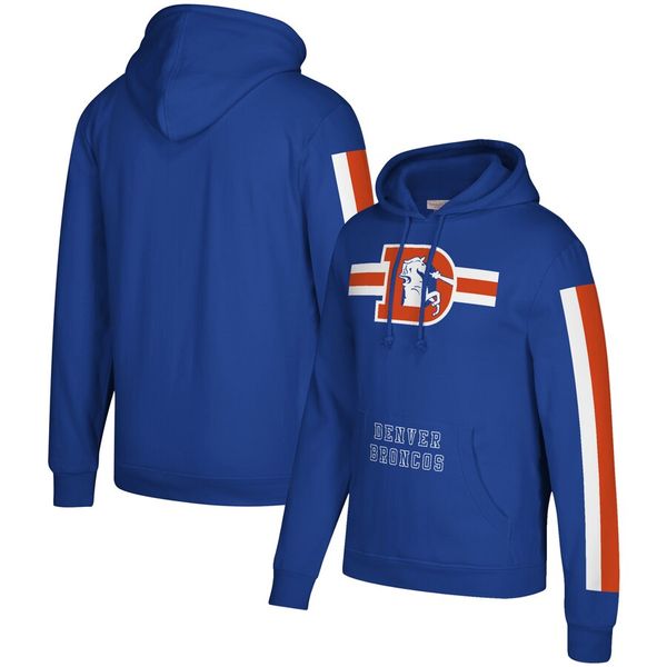 men denver broncos mitchell & ness three stripe pullover nfl hoodie - royal, Blue;black
men denver broncos mitchell & ness three stripe pullover nfl hoodie - royal, Blue;black