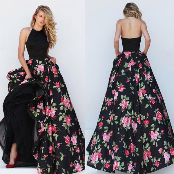 2019 new style fashion women lady satin floral backless print patchwork long black dress attire party gown dress, Black;gray
2019 new style fashion women lady satin floral backless print patchwork long black dress attire party gown dress, Black;gray