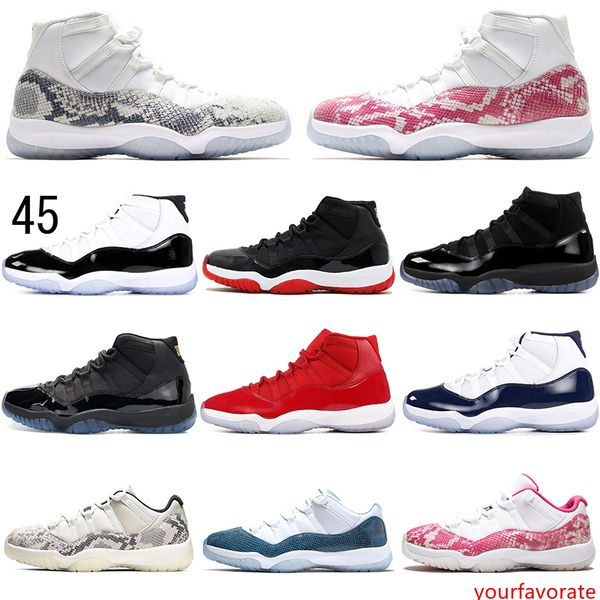 11 11s basketball shoes men women bred concord 45 snakeskin pink gamma blue space jam designer mens trainers sports sneakers
11 11s basketball shoes men women bred concord 45 snakeskin pink gamma blue space jam designer mens trainers sports sneakers