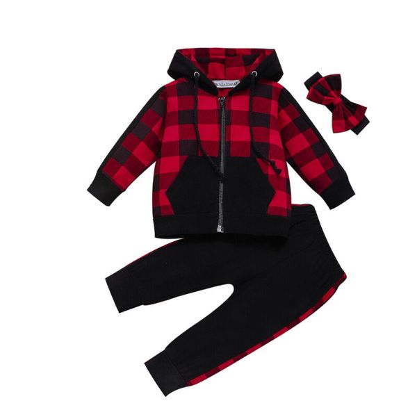 newborn kids baby girl plaid hooded coat long pants 3pcs outfits clothes baby clothes sets hair band long sleeve coats, White
newborn kids baby girl plaid hooded coat long pants 3pcs outfits clothes baby clothes sets hair band long sleeve coats, White