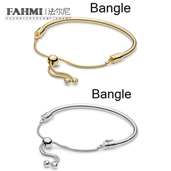 fahmi 100% 925 sterling silver exquisite moments sliding shine sliding bangle diy charm jewelry wholesale, Black
fahmi 100% 925 sterling silver exquisite moments sliding shine sliding bangle diy charm jewelry wholesale, Black