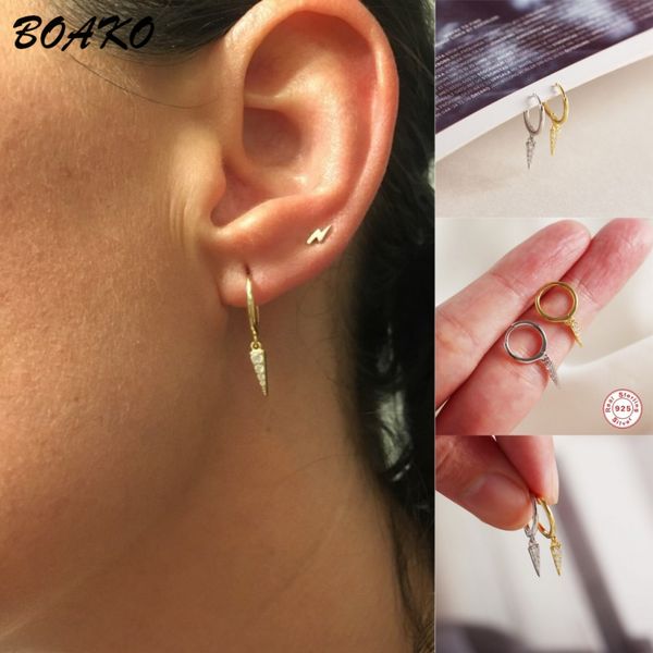 boako minimalist 925 sterling silver earrings for women cartilage helix piercing fashion jewelry ear bone buckle hoop earrings, Golden;silver
boako minimalist 925 sterling silver earrings for women cartilage helix piercing fashion jewelry ear bone buckle hoop earrings, Golden;silver